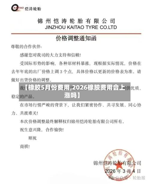 【橡胶5月份费用,2026橡胶费用会上涨吗】-第3张图片
