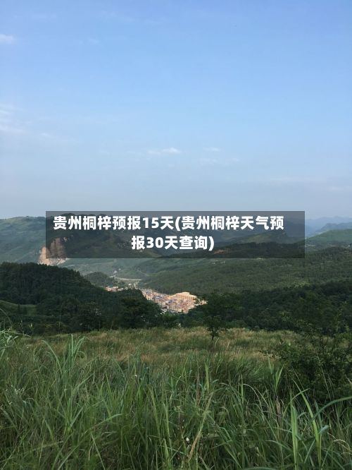 贵州桐梓预报15天(贵州桐梓天气预报30天查询)