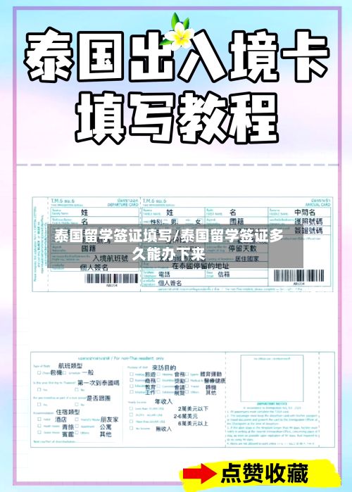 泰国留学签证填写/泰国留学签证多久能办下来-第3张图片
