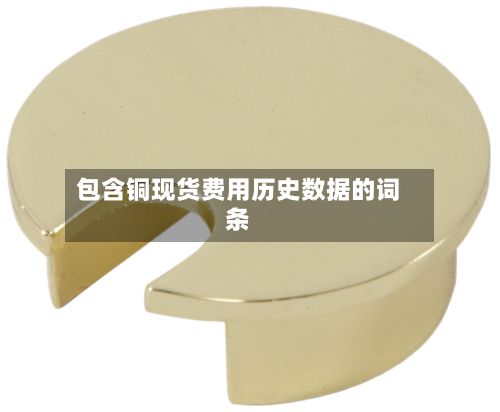 包含铜现货费用历史数据的词条-第2张图片