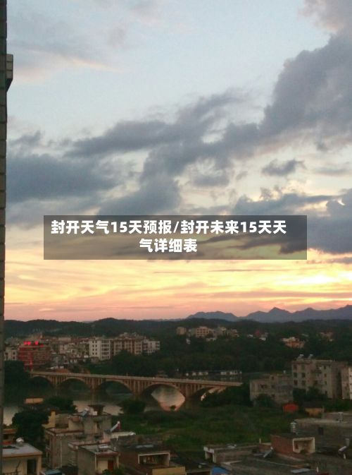 封开天气15天预报/封开未来15天天气详细表-第3张图片