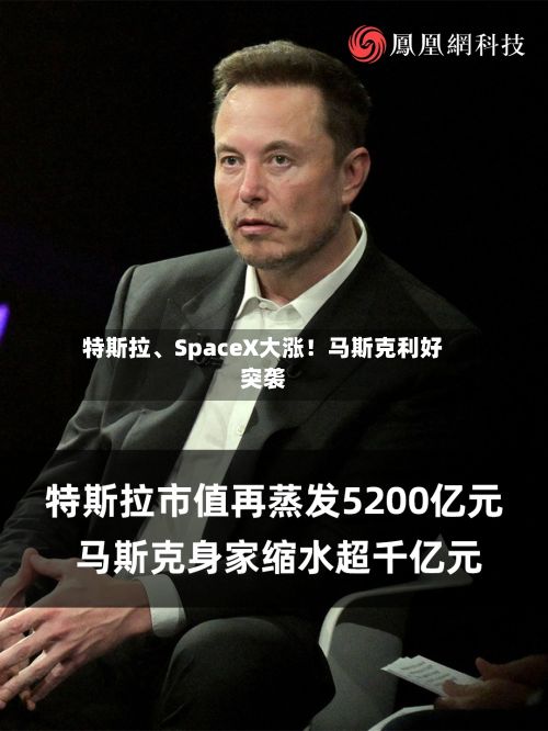 特斯拉	、SpaceX大涨！马斯克利好突袭-第2张图片