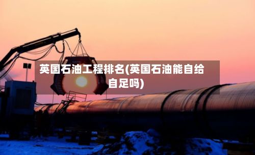 英国石油工程排名(英国石油能自给自足吗)-第3张图片