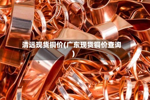清远现货铜价(广东现货铜价查询)-第3张图片