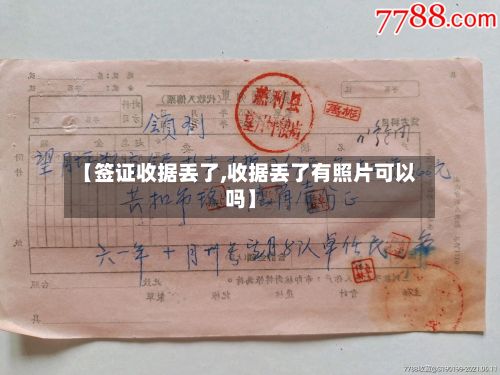 【签证收据丢了,收据丢了有照片可以吗】
