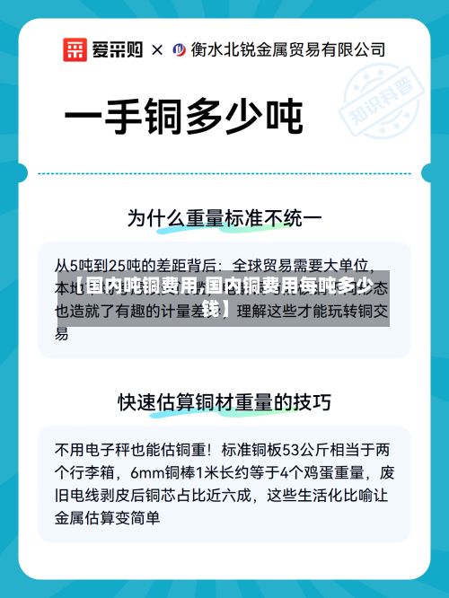 【国内吨铜费用,国内铜费用每吨多少钱】