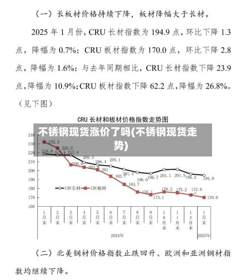 不锈钢现货涨价了吗(不锈钢现货走势)-第2张图片