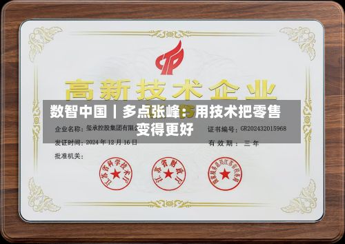 数智中国|多点张峰:用技术把零售变得更好-第3张图片