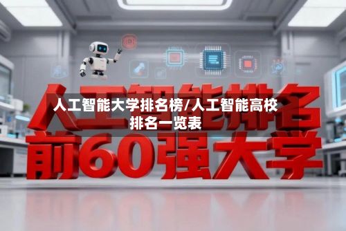 人工智能大学排名榜/人工智能高校排名一览表-第2张图片