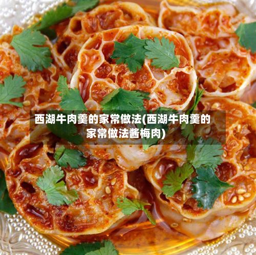 西湖牛肉羹的家常做法(西湖牛肉羹的家常做法酱梅肉)