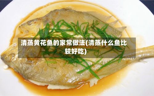 清蒸黄花鱼的家常做法(清蒸什么鱼比较好吃)