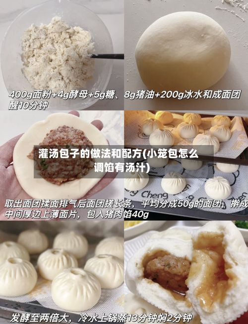 灌汤包子的做法和配方(小笼包怎么调馅有汤汁)-第3张图片
