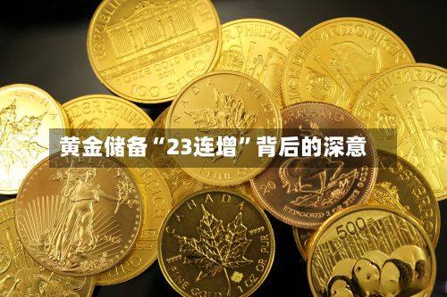 黄金储备“23连增”背后的深意-第3张图片