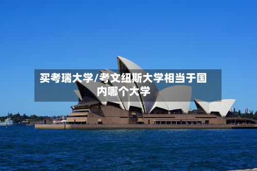 买考瑞大学/考文纽斯大学相当于国内哪个大学-第3张图片