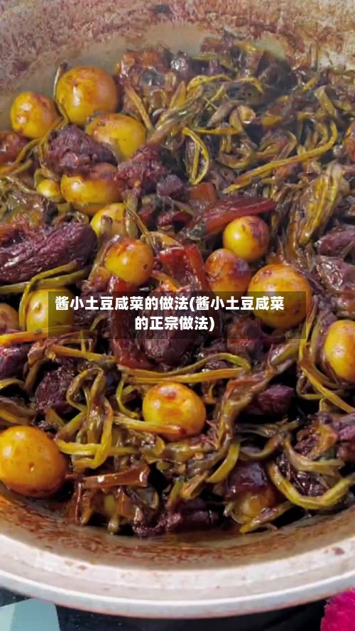 酱小土豆咸菜的做法(酱小土豆咸菜的正宗做法)-第3张图片