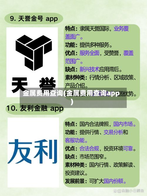 金属费用查询(金属费用查询app)