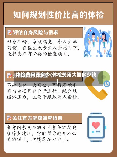 体检费用要多少(体检费用大概多少钱)-第2张图片