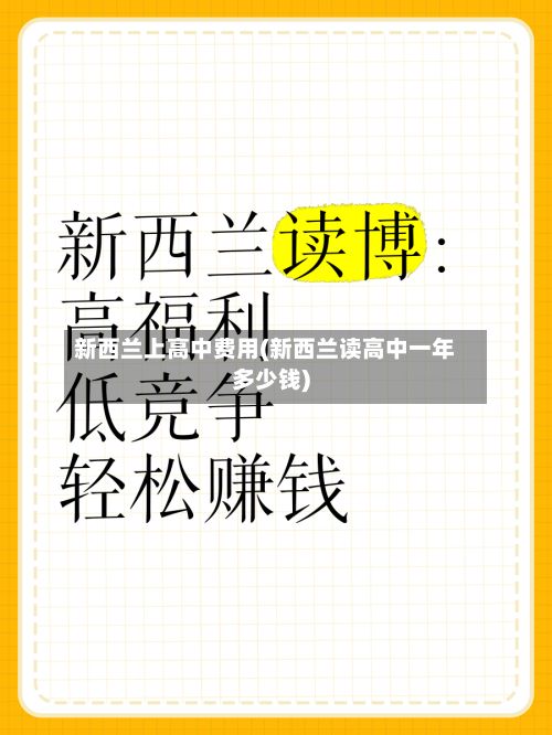 新西兰上高中费用(新西兰读高中一年多少钱)
