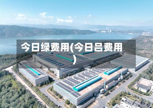 今日绿费用(今日吕费用)-第2张图片
