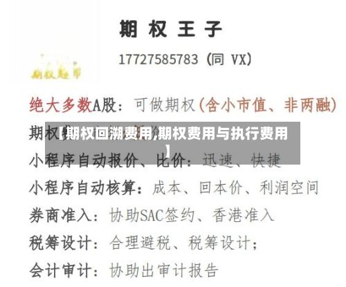 【期权回溯费用,期权费用与执行费用】