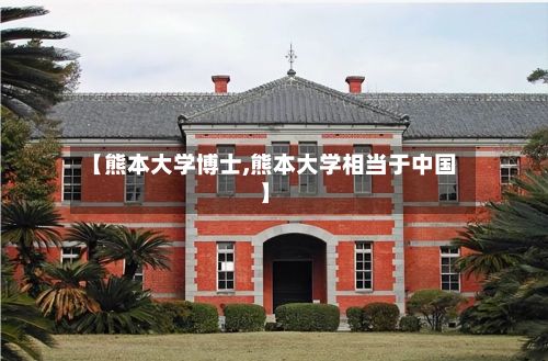 【熊本大学博士,熊本大学相当于中国】-第3张图片