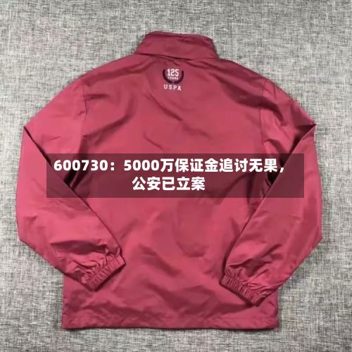 600730：5000万保证金追讨无果，公安已立案-第3张图片