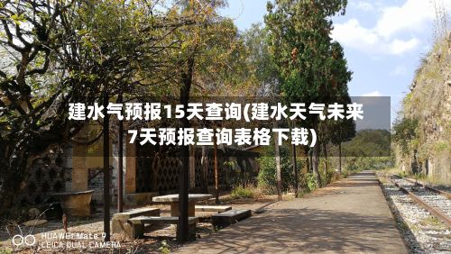 建水气预报15天查询(建水天气未来7天预报查询表格下载)-第2张图片
