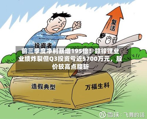 前三季度净利暴增195倍!赣锋锂业业绩炸裂但Q3投资亏近5700万元,股价较高点腰斩