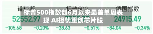 标普500指数创6月以来最差单周表现 AI担忧重创芯片股