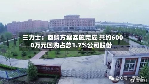 三力士:回购方案实施完成 共约6000万元回购占总1.7%公司股份-第2张图片