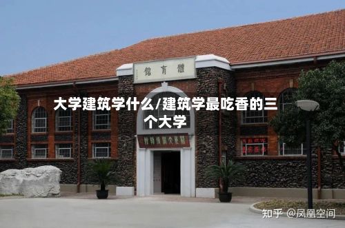 大学建筑学什么/建筑学最吃香的三个大学