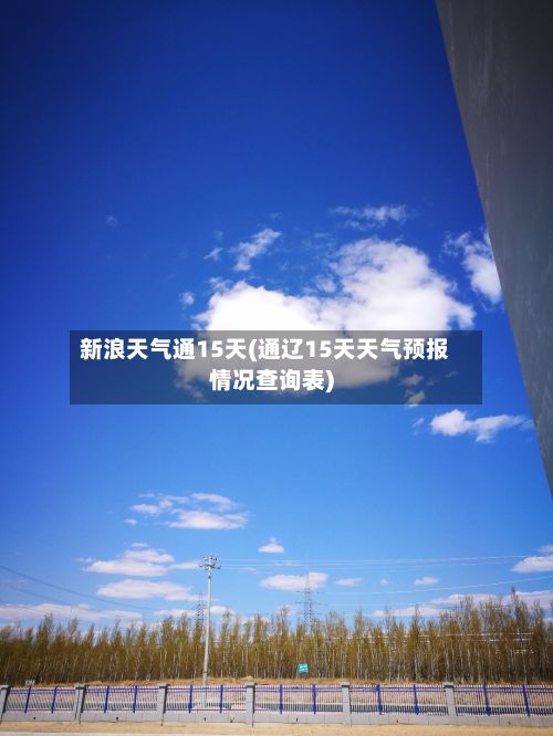 新浪天气通15天(通辽15天天气预报情况查询表)
