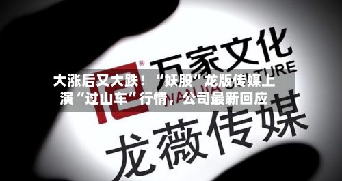 大涨后又大跌！“妖股”龙版传媒上演“过山车”行情，公司最新回应-第2张图片