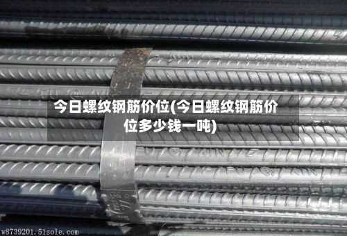 今日螺纹钢筋价位(今日螺纹钢筋价位多少钱一吨)-第3张图片