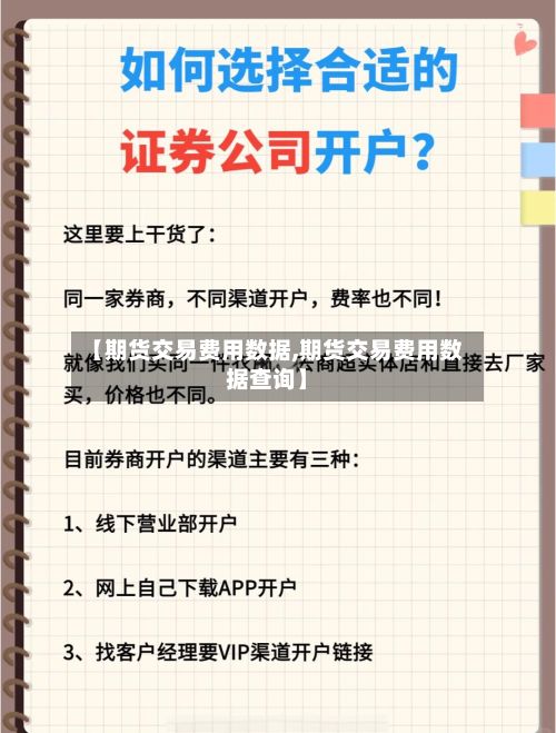【期货交易费用数据,期货交易费用数据查询】-第2张图片