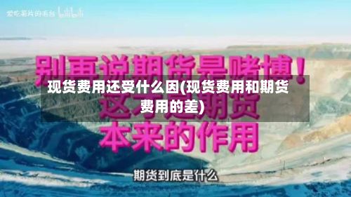 现货费用还受什么因(现货费用和期货费用的差)-第3张图片
