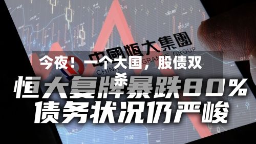 今夜！一个大国，股债双杀-第2张图片