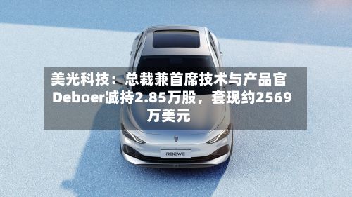 美光科技：总裁兼首席技术与产品官Deboer减持2.85万股，套现约2569万美元-第1张图片