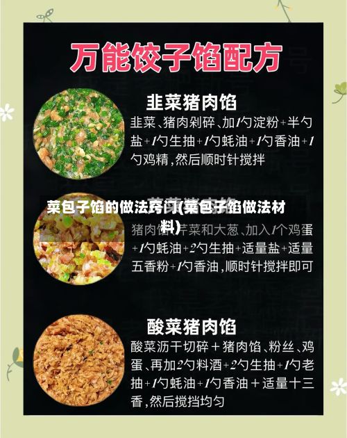 菜包子馅的做法窍门(菜包子馅做法材料)-第3张图片