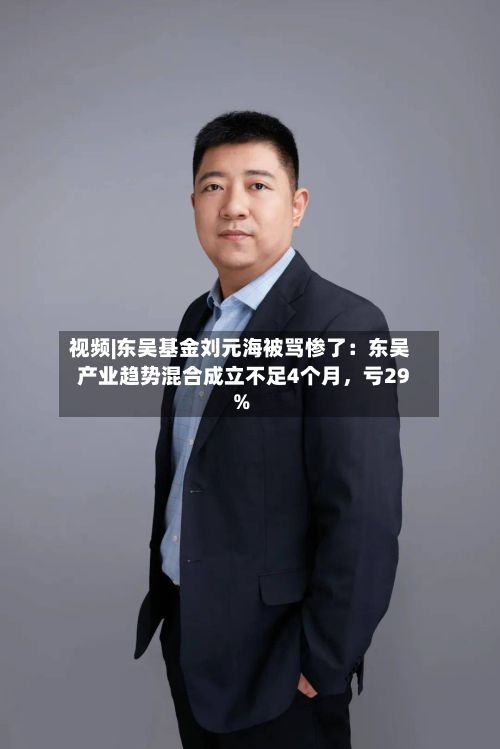 视频|东吴基金刘元海被骂惨了：东吴产业趋势混合成立不足4个月，亏29%