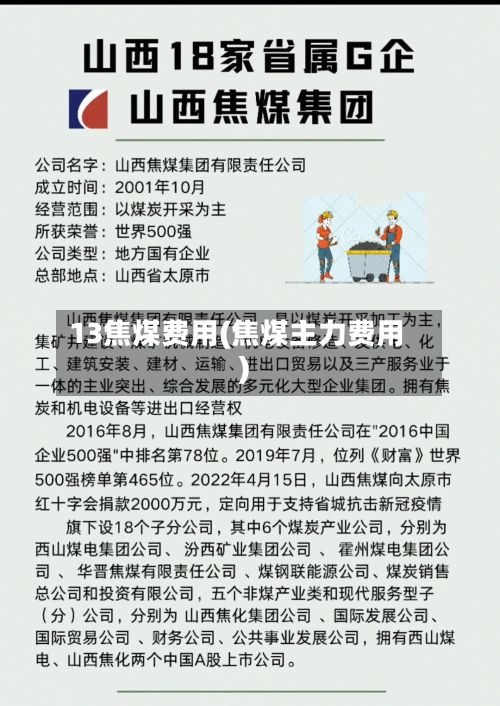 13焦煤费用(焦煤主力费用)