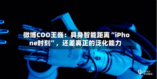 微博COO王巍：具身智能距离“iPhone时刻	”，还差真正的泛化能力-第2张图片