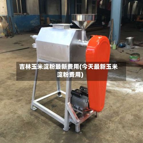 吉林玉米淀粉最新费用(今天最新玉米淀粉费用)-第2张图片