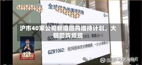 沪市40家公司新增回购增持计划	，大额回购频现-第2张图片