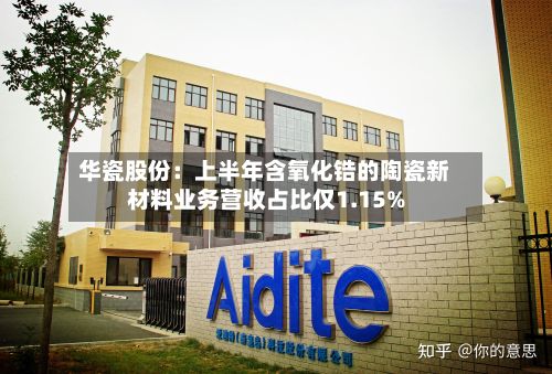 华瓷股份：上半年含氧化锆的陶瓷新材料业务营收占比仅1.15%