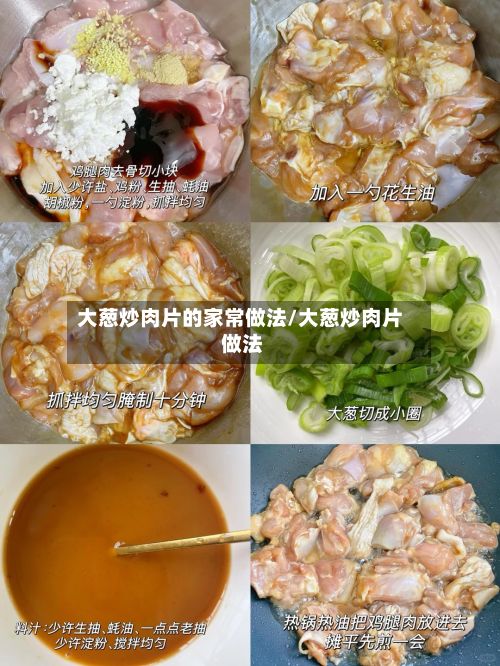 大葱炒肉片的家常做法/大葱炒肉片 做法-第2张图片