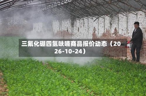 三氟化硼四氢呋喃商品报价动态（2026-10-24）-第1张图片
