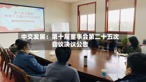 中交发展：第十届董事会第二十五次会议决议公告