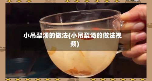 小吊梨汤的做法(小吊梨汤的做法视频)