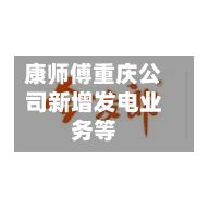 康师傅重庆公司新增发电业务等